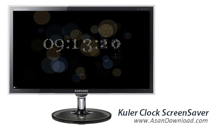 دانلود Kuler Clock ScreenSaver - ساعتی زیبا در قالب اسکرین سیور