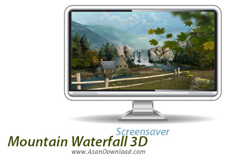 دانلود Mountain Waterfall 3D Screensaver v1.0.0.1 - محافظ صفحه نمایش با کیفیت بالا