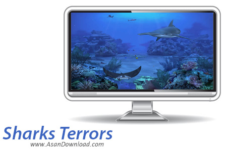 دانلود Sharks Terrors v2.0 - اسکرین سیور کوسه های قاتل