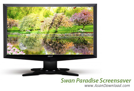 دانلود Swan Paradise Screensaver - اسکرین سیور بهشت زیبا
