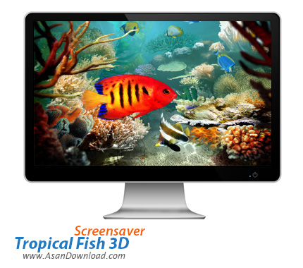 دانلود Tropical Fish 3D Screensaver - آکواریومی زیبا و جذاب 