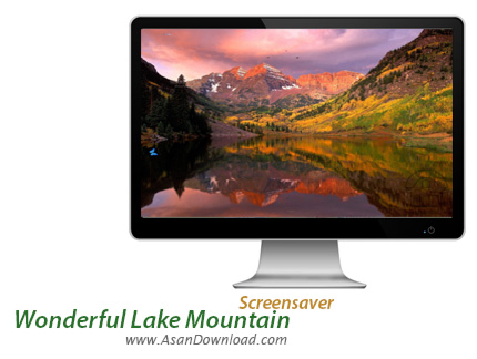دانلود Wonderful Lake Mountain Screensaver - طبیعت در قاب اسکرین سیور