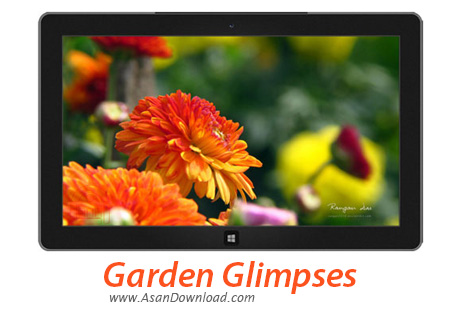دانلود Garden Glimpses - پوسته ی بهاری برای ویندوز 7 و 8