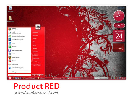 دانلود Product RED - پوسته ی جذاب RED برای ویندوز 7 و 8