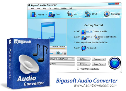 دانلود Bigasoft Audio Converter v4.3.5.5344 - نرم افزار مبدل فایل های صوتی