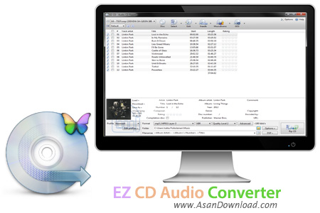 دانلود EZ CD Audio Converter v5.1.1.1 - نرم افزار مبدل سی دی های صوتی