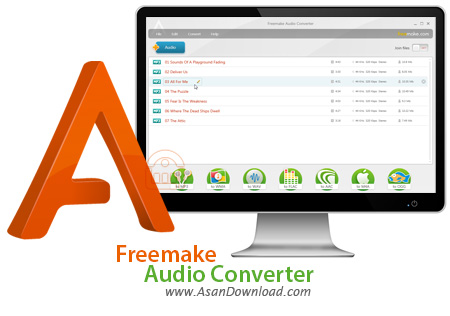 دانلود Freemake Audio Converter v1.1.8.10 - مبدل فرمت موزیک ها