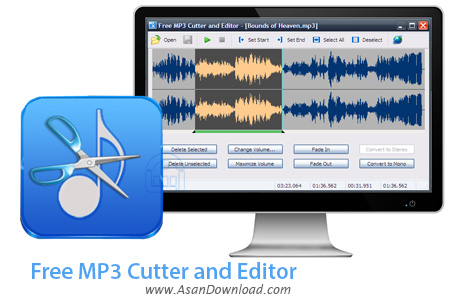 دانلود Free MP3 Cutter and Editor v2.8.0.1084 - ویرایشگر ساده موزیک