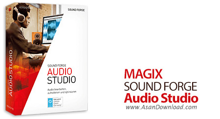 دانلود MAGIX Sound Forge Audio Studio v12.6.0.352 - نرم افزار ویرایش فایل صوتی