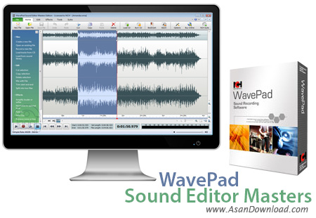 دانلود WavePad Sound Editor Masters v8.03 - نرم افزار سبک ویرایش صداها
