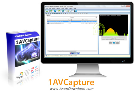 دانلود 1AVCapture v1.9.6.00 - نرم افزار ضبط خروجی های تصویری و صوتی