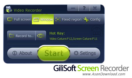 دانلود GiliSoft Video Recorder v3.3 - نرم افزار فیلم برداری از صفحه نمایش