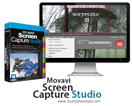دانلود Movavi Screen Capture Pro v9.5.0 + Studio v9.4.0 - نرم افزار عکسبرداری و فیلمبرداری از صفحه نمایش