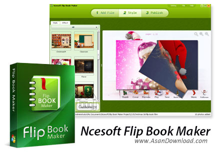 دانلود Ncesoft Flip Book Maker v2.8.1.0 - نرم افزار ساخت کتاب های تصویری