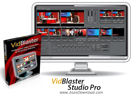 دانلود VidBlaster Studio Pro v2.27 - نرم افزاری برای حرفه ای های میکس فیلم