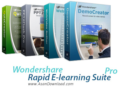 دانلود Wondershare Rapid E-learning Suite Pro v5.6.5.8 - نرم افزار ساخت مجموعه های آموزشی