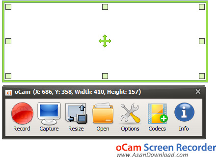 دانلود oCam Screen Recorder Pro v480.0 - نرم افزار تهیه عکس و فیلم از دسکتاپ و بازی