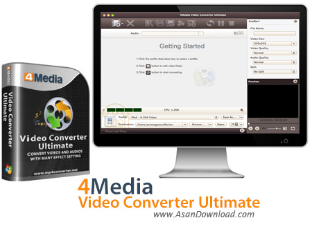 دانلود 4Media Video Converter Ultimate v7.8 - مبدل فرمت های ویدئویی