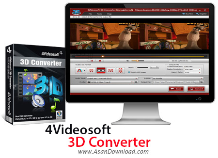 دانلود 4Videosoft 3D Converter v5.1.26 - مبدل ویدئویی دو بعدی و سه بعدی