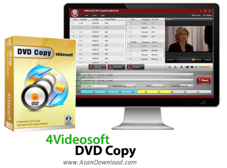 دانلود 4Videosoft DVD Copy v3.2.30 - نرم افزار کپی دی وی دی ها