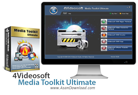 دانلود 4Videosoft Media Toolkit Ultimate v5.0.50 - نرم افزار کار با فایل های صوتی و تصویری