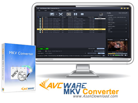 دانلود AVCWare MKV Converter v7.7.0 - مبدلی قدرتمند برای فرمت MKV