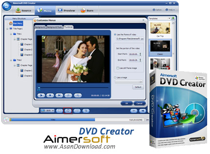 دانلود Aimersoft DVD Creator v5.1.68 - نرم افزار ساخت فیلم های دی وی دی