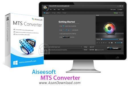 دانلود Aiseesoft MTS Converter v7.1.86 - نرم افزار مبدل فرمت های TS و MTS 