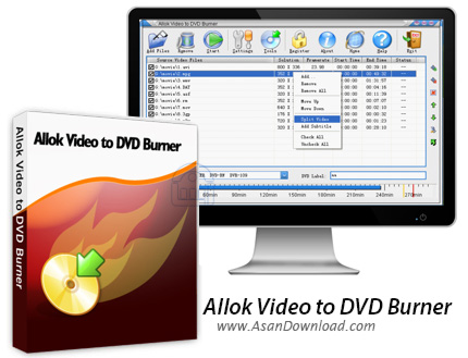 دانلود Allok Video to DVD Burner v2.5.1117 - نرم افزار تبدیل فیلم ها به دی وی دی 