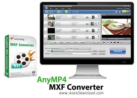 دانلود AnyMP4 MXF Converter v6.3.18 - نرم افزار مبدل فرمت گیرنده های دیجیتال