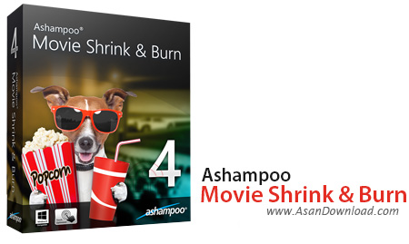 دانلود Ashampoo Movie Shrink & Burn v4.0.2.4 - مبدل فیلم ها به دی وی دی ها