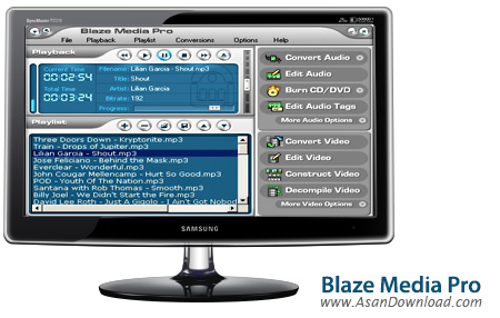 دانلود Blaze Media Pro v9.10 - نرم افزار مدیریت فایل های مالتی مدیا