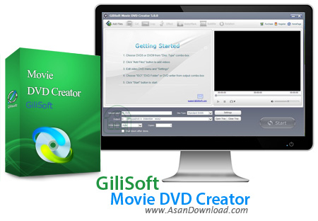 دانلود GiliSoft Movie DVD Creator v7.0.0 - نرم افزار ساخت دی وی دی فیلم