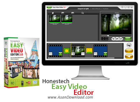 دانلود Honestech Easy Video Editor v3.1.931.0 - نرم افزار ویرایش ساده فیلم ها