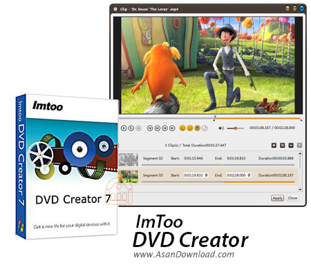 دانلود ImTOO DVD Creator v7.1.3 - نرم افزار ساخت دی وی دی فیلم
