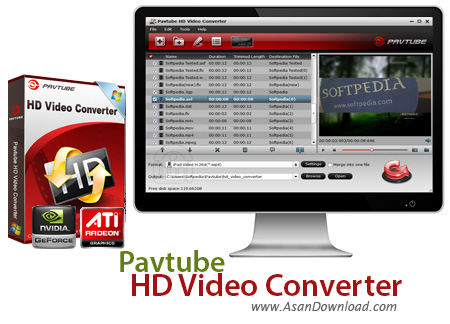 دانلود Pavtube Video Converter HD v4.9.3.0 - نرم افزار مبدل گیرنده های دیجیتال