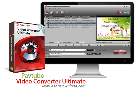 دانلود Pavtube Video Converter Ultimate v4.9.0.0 - نرم افزار مبدل گیرنده های دیجیتال