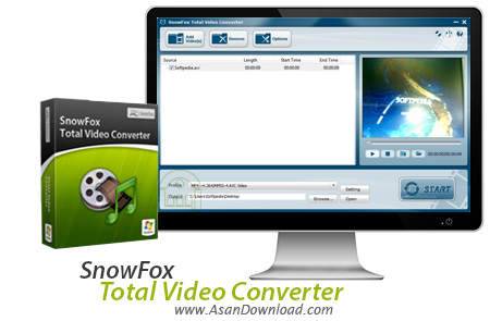 دانلود SnowFox Total Video Converter v3.5.0.0 - مبدل قدرتمند فایل های ویدئویی