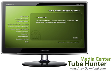 دانلود Tube Hunter Media Center v4.1.4196.0 - نرم افزار مدیریت، ویرایش و تبدیل فایل های ویدئویی