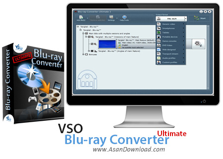 دانلود VSO Blu-ray Converter Ultimate v4.0.0.84 - نرم افزار مبدل بلوری