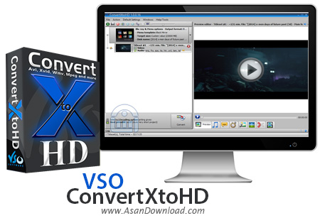 دانلود VSO ConvertXtoHD v3.0.0.58 - نرم افزار تبدیل فیلم به فرمت HD