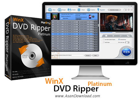 دانلود WinX DVD Ripper Platinum v7.5.11.141 - نرم افزار مبدل دی وی دی ها