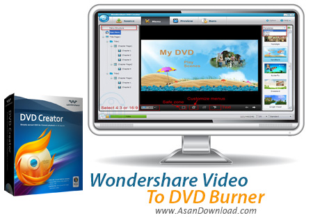 دانلود Wondershare Video to DVD Burner v2.5.8 - نرم افزار تبدیل فیلم ها به دی وی دی 
