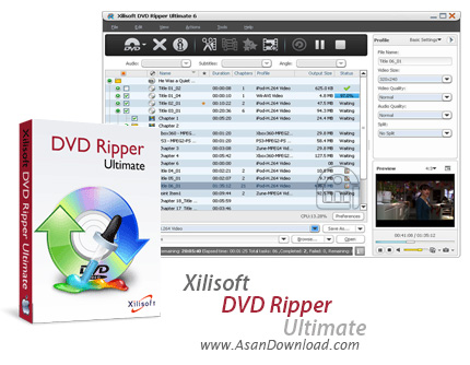 دانلود Xilisoft DVD Ripper Ultimate v7.8.19 Build 20170209 - نرم افزار Rip کردن DVD و مبدل فایل های صوتی و تصویری