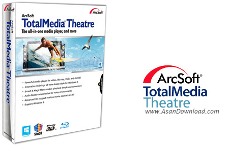 دانلود Arcsoft TotalMedia Theatre v6.7.1.199 - نرم افزار پخش فايل های صوتی و تصويری
