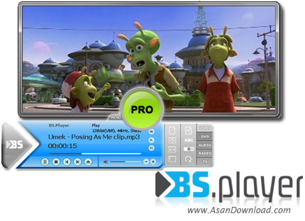 دانلود BS.Player Pro v2.74 Build 1087 - نرم افزار پخش فایل های صوتی و تصویری