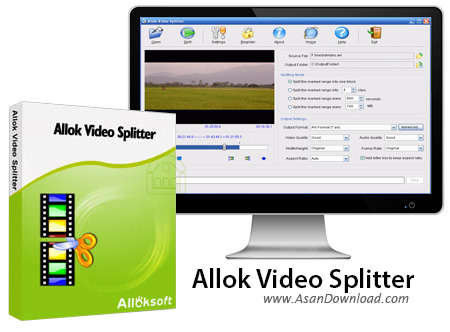 دانلود Allok Video Splitter v3.1.1117 - نرم افزار برش فیلم های بلند به کلیپ های کوتاه