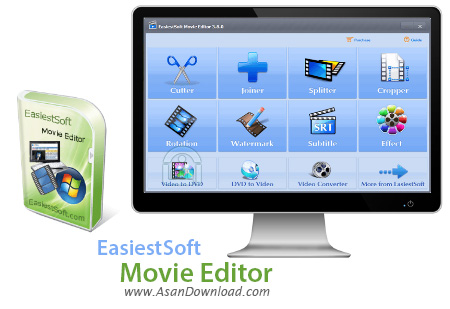 دانلود EasiestSoft Movie Editor v4.8.1 - نرم افزار ویرایش فیلم ها