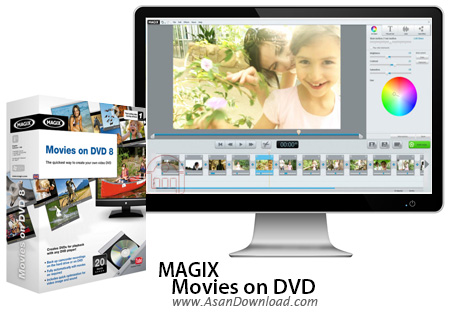 دانلود MAGIX Movies on DVD v8.0.2.0 - نرم افزار حرفه ای ساخت دی وی دی فیلم