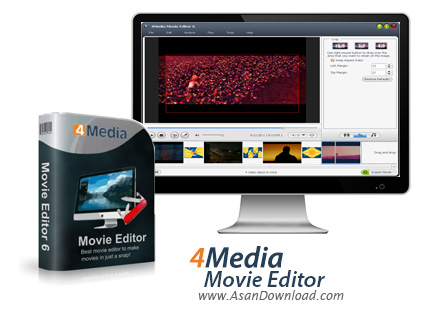 دانلود 4Media Movie Editor v6.6.0.20170210 - نرم افزار ویرایش فایل ویدئویی